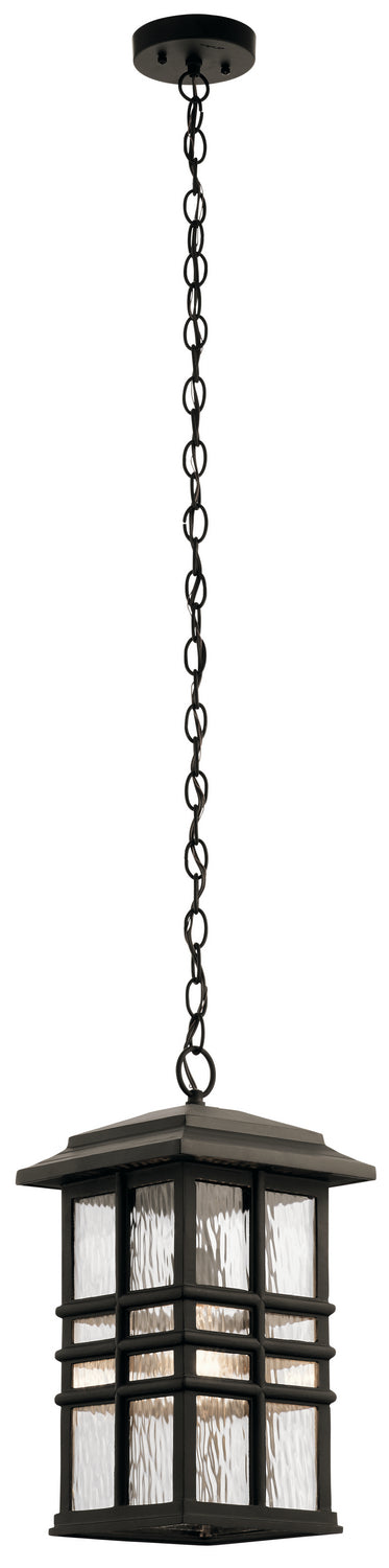 Kichler 49833OZ One Light Outdoor Pendant, Olde Bronze