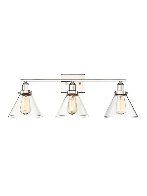Savoy House 8-9130-3-109 Three Light Bath Bar, Polished Nickel
