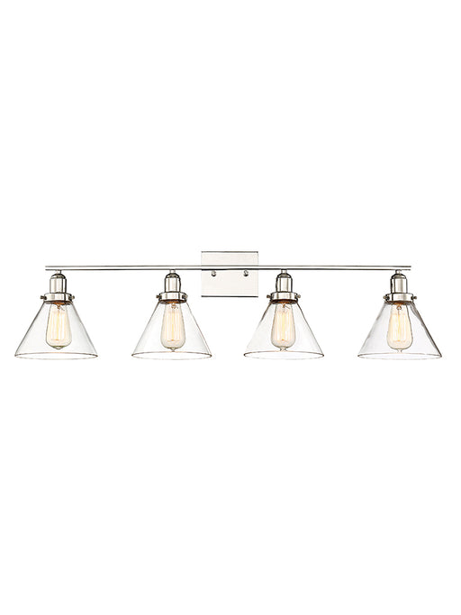 Savoy House 8-9130-4-109 Four Light Bath Bar, Polished Nickel