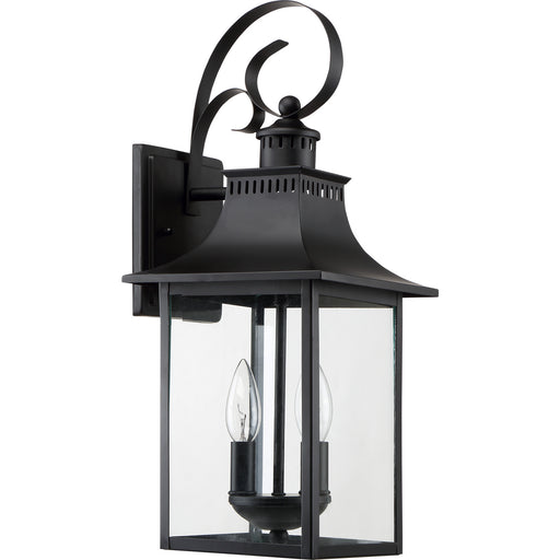 Quoizel CCR8408K Chancellor Two Light Outdoor Wall Lantern, Mystic Black Alternate Image.jpg
