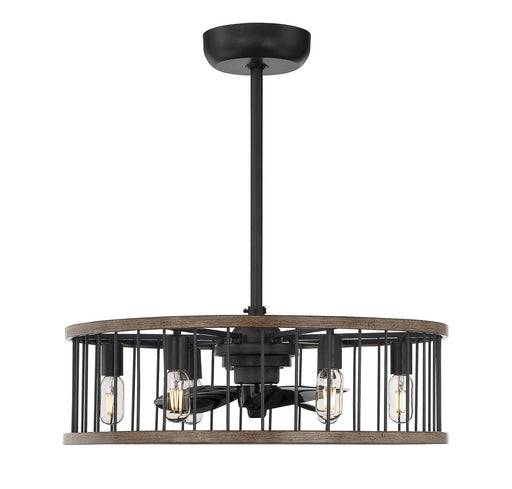 Savoy House 26-9472-FD-133 LED Fan D'Lier, Sapele