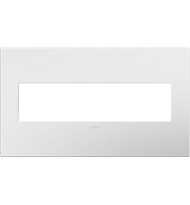 adorne® AWP4GWHW4 Gloss White-on-White Four-Gang Screwless Wall Plate with Microban® Main Image.jpg