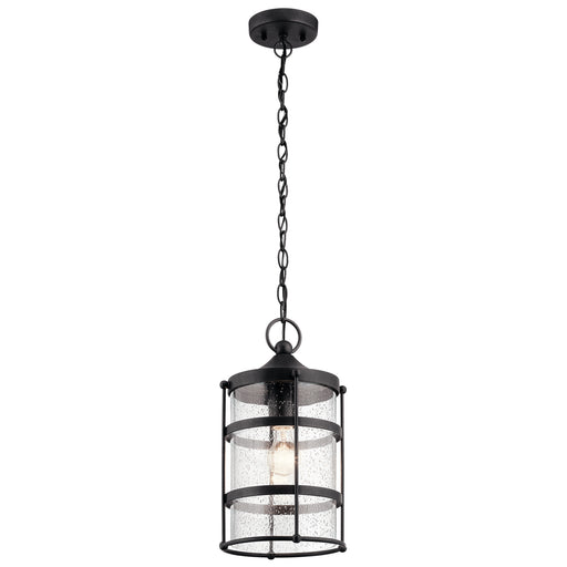 Kichler 49964AVI One Light Outdoor Pendant, Anvil Iron