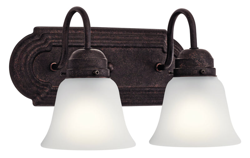 Kichler 5336TZS Two Light Bath, Tannery Bronze