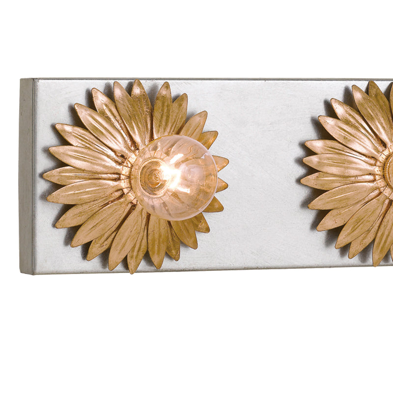 Crystorama 503-GA-SA Broche Three Light Bathroom Vanity Antique Gold / Antique Silver Alternate Image 2.jpg