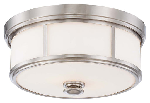 Minka-Lavery 6368-84 Three Light Flush Mount, Brushed Nickel Main Image.jpg