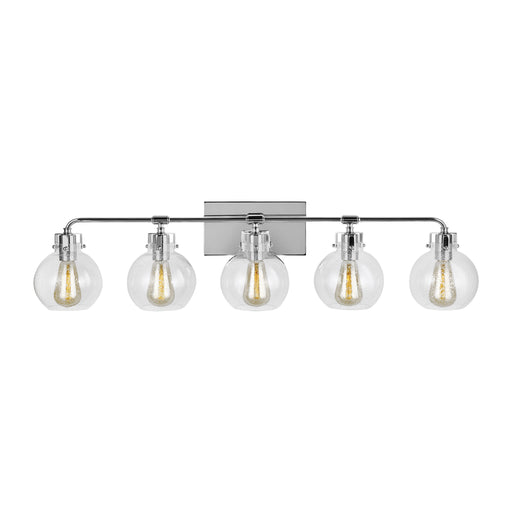 Visual Comfort Studio VS24405CH Clara Five Light Vanity, Chrome Main Image.jpg