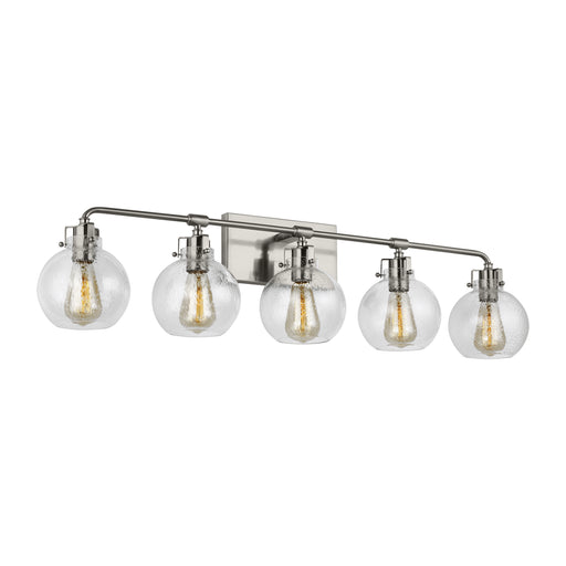 Visual Comfort Studio VS24405SN Clara Five Light Vanity, Satin Nickel Alternate Image.jpg