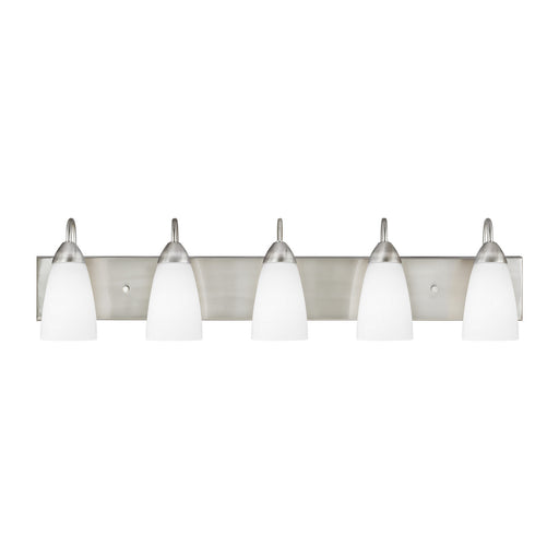 Generation Lighting 4420205EN3-962 Seville Five Light Wall / Bath, Brushed Nickel Alternate Image.jpg