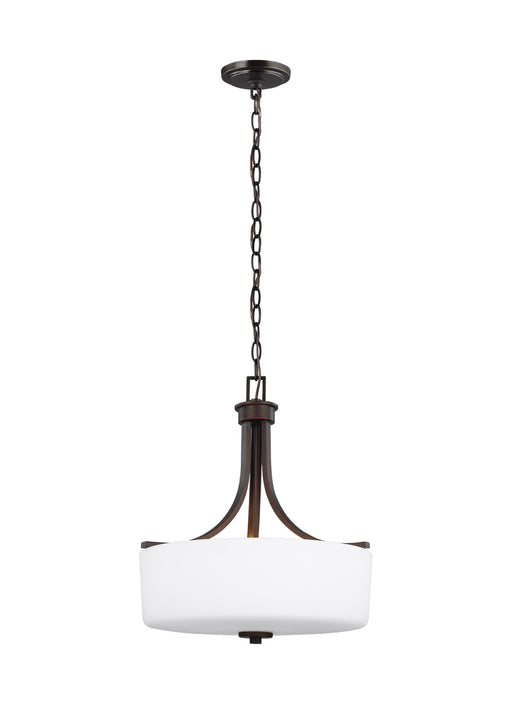 Generation Lighting 6528803-710 Canfield Three Light Pendant, Bronze Main Image.jpg