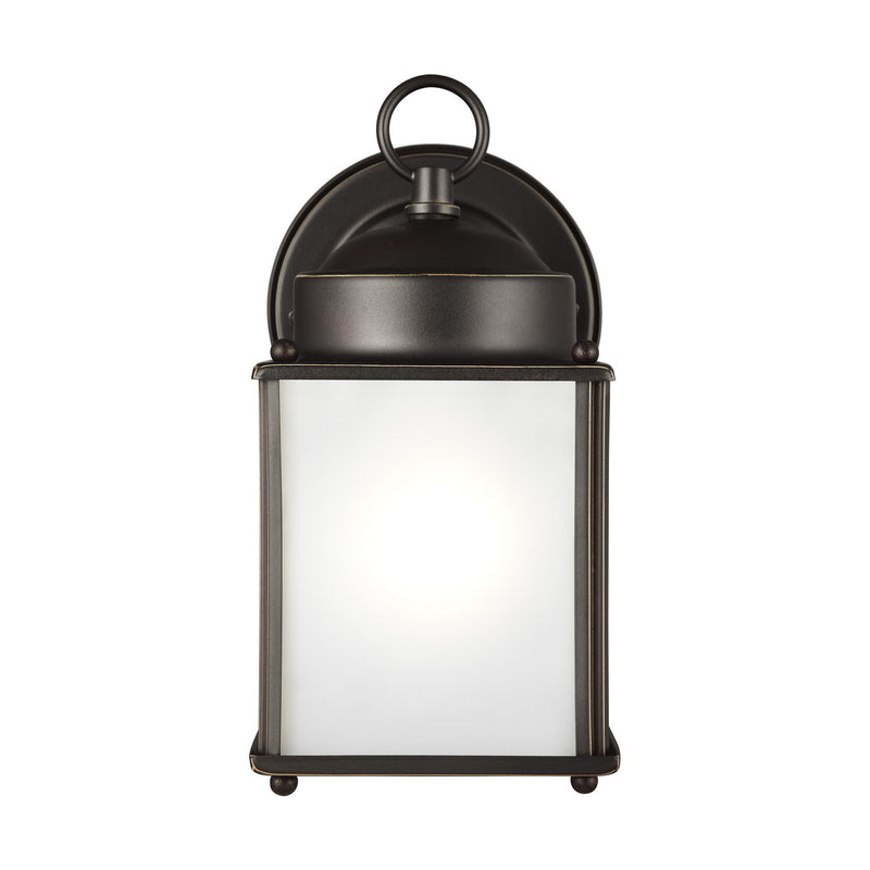 Generation Lighting 8592001-71 New Castle One Light Outdoor Wall Lantern, Antique Bronze Alternate Image.jpg