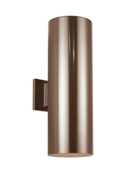 Visual Comfort Studio 8313902-10 Outdoor Cylinders Two Light Outdoor Wall Lantern, Bronze Main Image.jpg