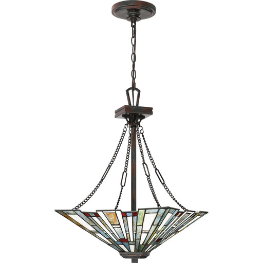 Quoizel TFMK2817VA Maybeck Three Light Pendant, Valiant Bronze Main Image.jpg