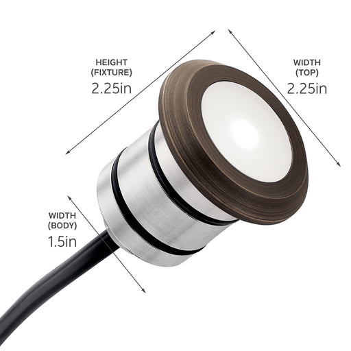 Kichler 16140CBR30 LED Inground, Centennial Brass (2)