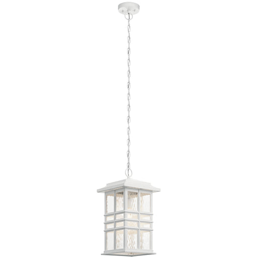 Kichler 49833WH One Light Outdoor Pendant, White