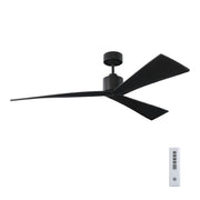 Visual Comfort Fan 3ADR60BKBK Adler 60 Ceiling Fan, Matte Black Alternate Image 4.jpg