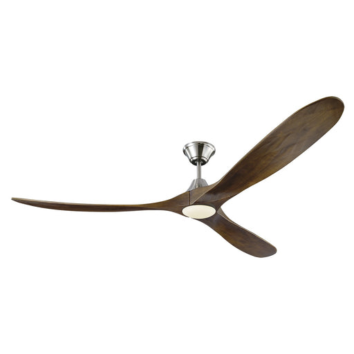 Visual Comfort Fan 3MAVR70BSD Maverick 70" LED Ceiling Fan, Brushed Steel Main Image.jpg