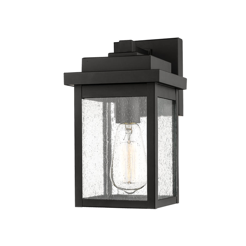Millennium 2661-PBK Belle Chasse One Light Outdoor Wall Bracket, Powder Coat Black Main Image.jpg