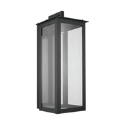 Capital Lighting 934642BK-GL Hunt One Light Outdoor Wall Lantern, Black Alternate Image 2.jpg