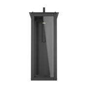 Capital Lighting 934642BK-GL Hunt One Light Outdoor Wall Lantern, Black Main Image.jpg