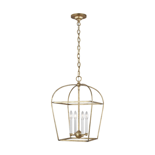 Visual Comfort Studio CC1084ADB Stonington Four Light Lantern, Antique Gild Main Image.jpg