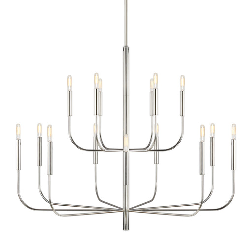 Visual Comfort Studio EC10015PN Brianna 15 Light Chandelier, Polished Nickel Alternate Image.jpg