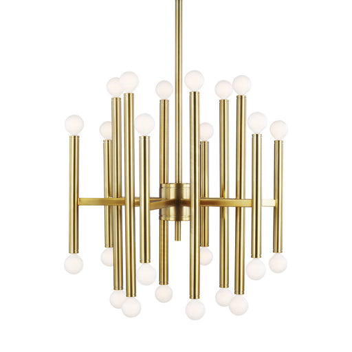 Visual Comfort Studio TC10524BBS Beckham Modern 24 Light Chandelier, Burnished Brass Main Image.jpg