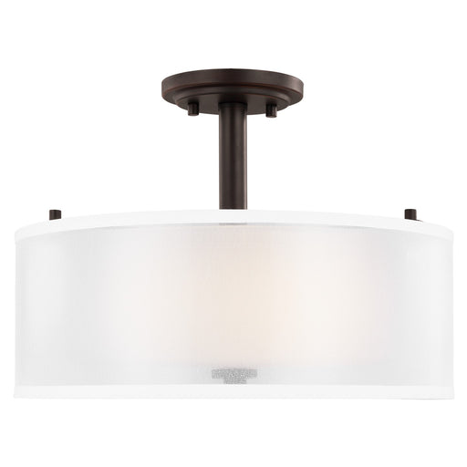 Generation Lighting 7737302EN3-710 Elmwood Park Two Light Semi-Flush Mount, Bronze Main Image.jpg