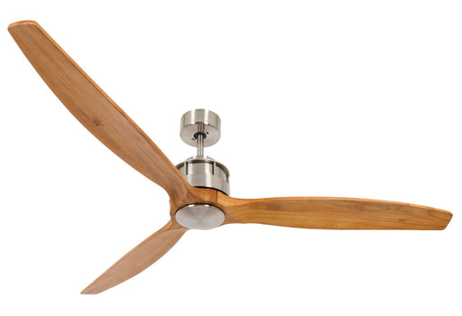Lucci Air 210506010 Akmani 60" Ceiling Fan, Brushed Chrome and Teak Main Image.jpg