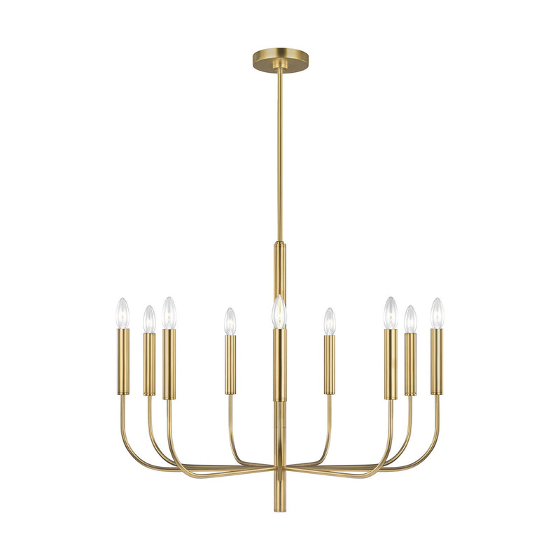 Visual Comfort Studio EC1009BBS Brianna Nine Light Chandelier, Burnished Brass Alternate Image.jpg