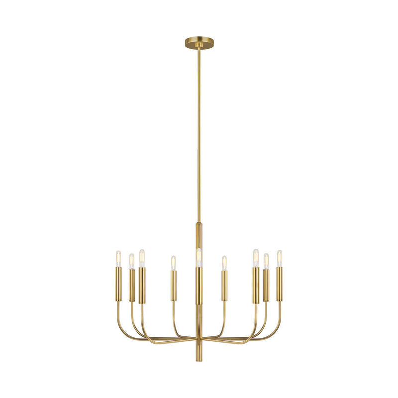 Visual Comfort Studio EC1009BBS Brianna Nine Light Chandelier, Burnished Brass Main Image.jpg