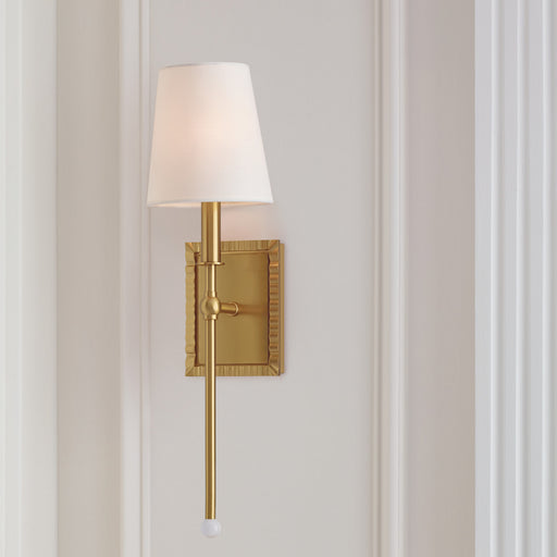 Visual Comfort Studio AW1051BBS Baxley One Light Wall Sconce, Burnished Brass Alternate Image.jpg