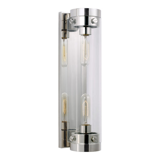 Visual Comfort Studio CW1002PN Garrett Two Light Wall Sconce, Polished Nickel Main Image.jpg