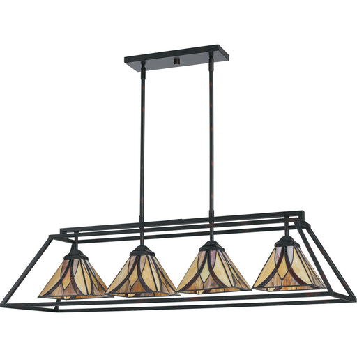 Quoizel TFAS442VA Asheville Four Light Island Chandelier, Valiant Bronze Alternate Image.jpg