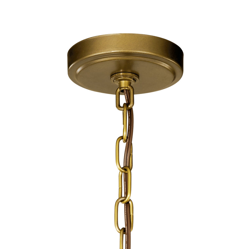 Kichler 42140NBR Three Light Pendant, Natural Brass (2)