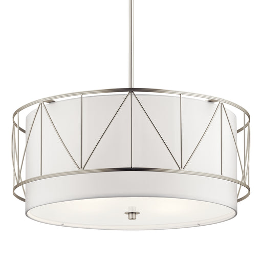 Kichler 52072SN Four Light Pendant, Satin Nickel (2)