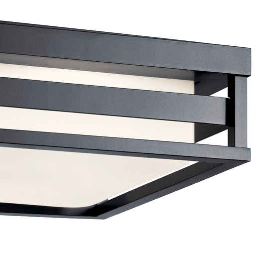 Kichler 59037BKLED LED Outdoor Ceiling Mount, Black (2)