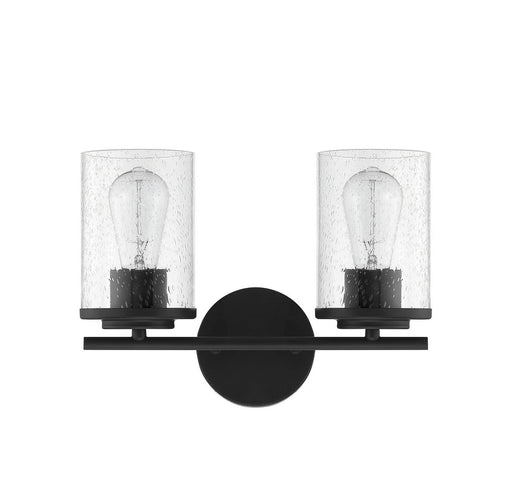 Savoy House 8-8020-2-BK Two Light Bath Bar, Matte Black (2)