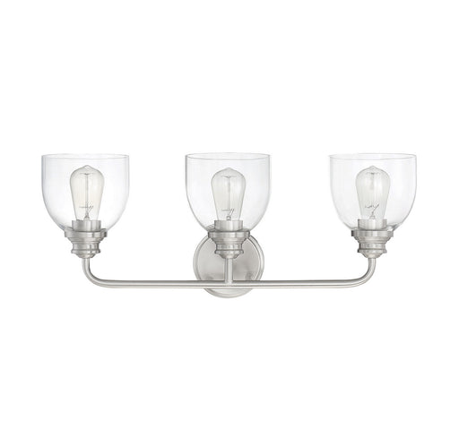 Savoy House 8-7205-3-SN Three Light Bath Bar, Satin Nickel (2)