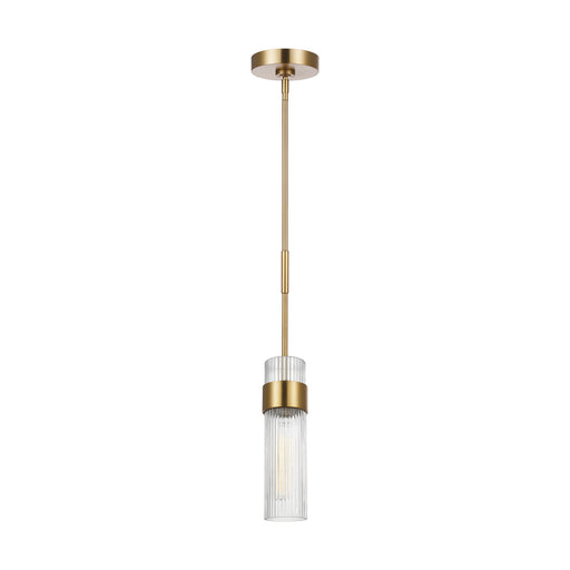 Visual Comfort Studio CP1161BBS Geneva One Light Pendant, Burnished Brass Alternate Image.jpg