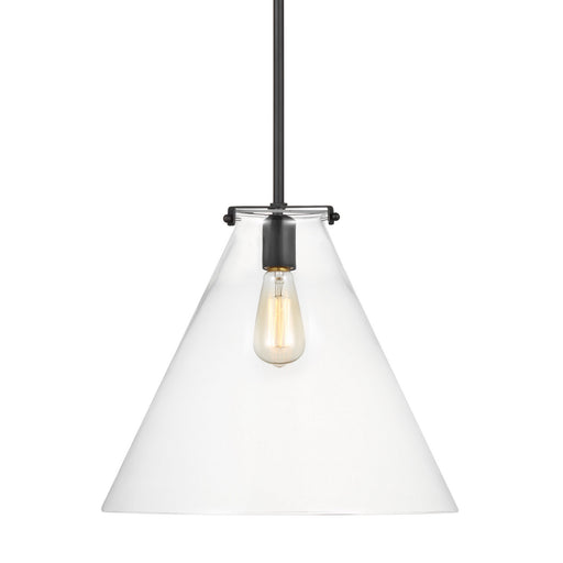 Visual Comfort Studio 6592101-112 Kate One Light Pendant, Midnight Black Alternate Image.jpg