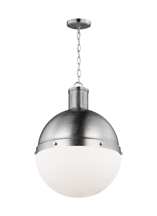Visual Comfort Studio 6677101-962 Hanks One Light Pendant, Brushed Nickel Alternate Image.jpg