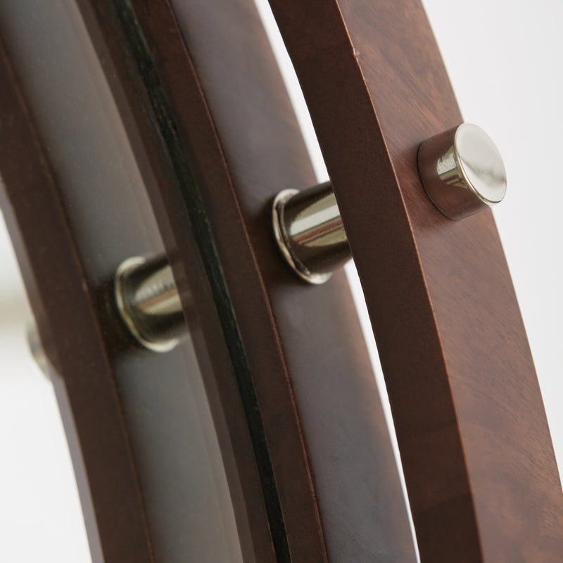Capital Lighting 739901MM Mirror, Dark Wood and Polished Nickel Alternate Image 4.jpg