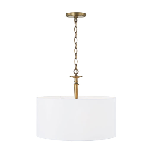 Capital Lighting 342631AD Abbie Three Light Pendant, Aged Brass Alternate Image.jpg