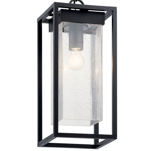 Kichler 59064BSL One Light Outdoor Pendant, Black with Silver Highlights (2)