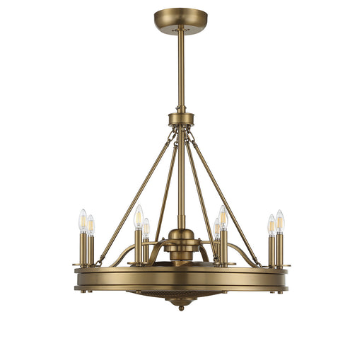 Savoy House 39-FD-124-322 LED Fan D'Lier, Warm Brass (2)