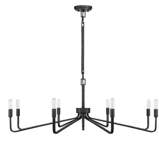 Savoy House 1-6400-8-190 Eight Light Chandelier, Forged Iron (2)