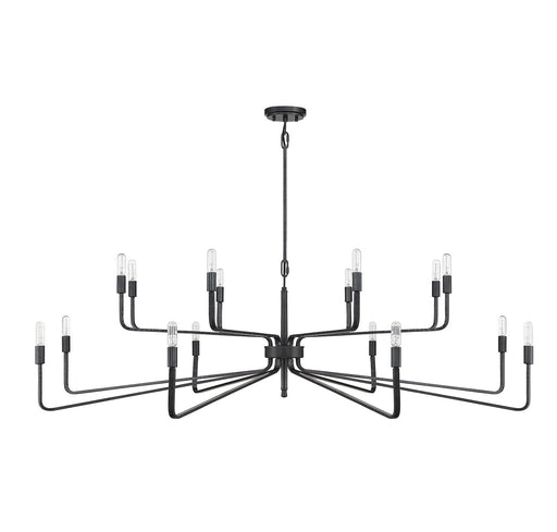 Savoy House 1-6402-16-190 16 Light Chandelier, Forged Iron (2)