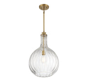 Savoy House 7-2255-1-322 One Light Pendant, Warm Brass (4)