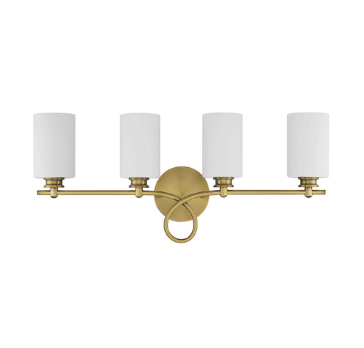 Savoy House 8-530-4-322 Four Light Bath Bar, Warm Brass (2)